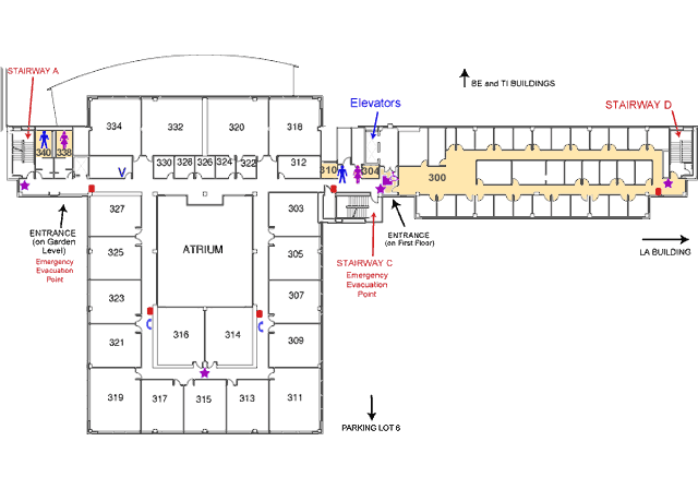 Gunder Myran Building third floor map