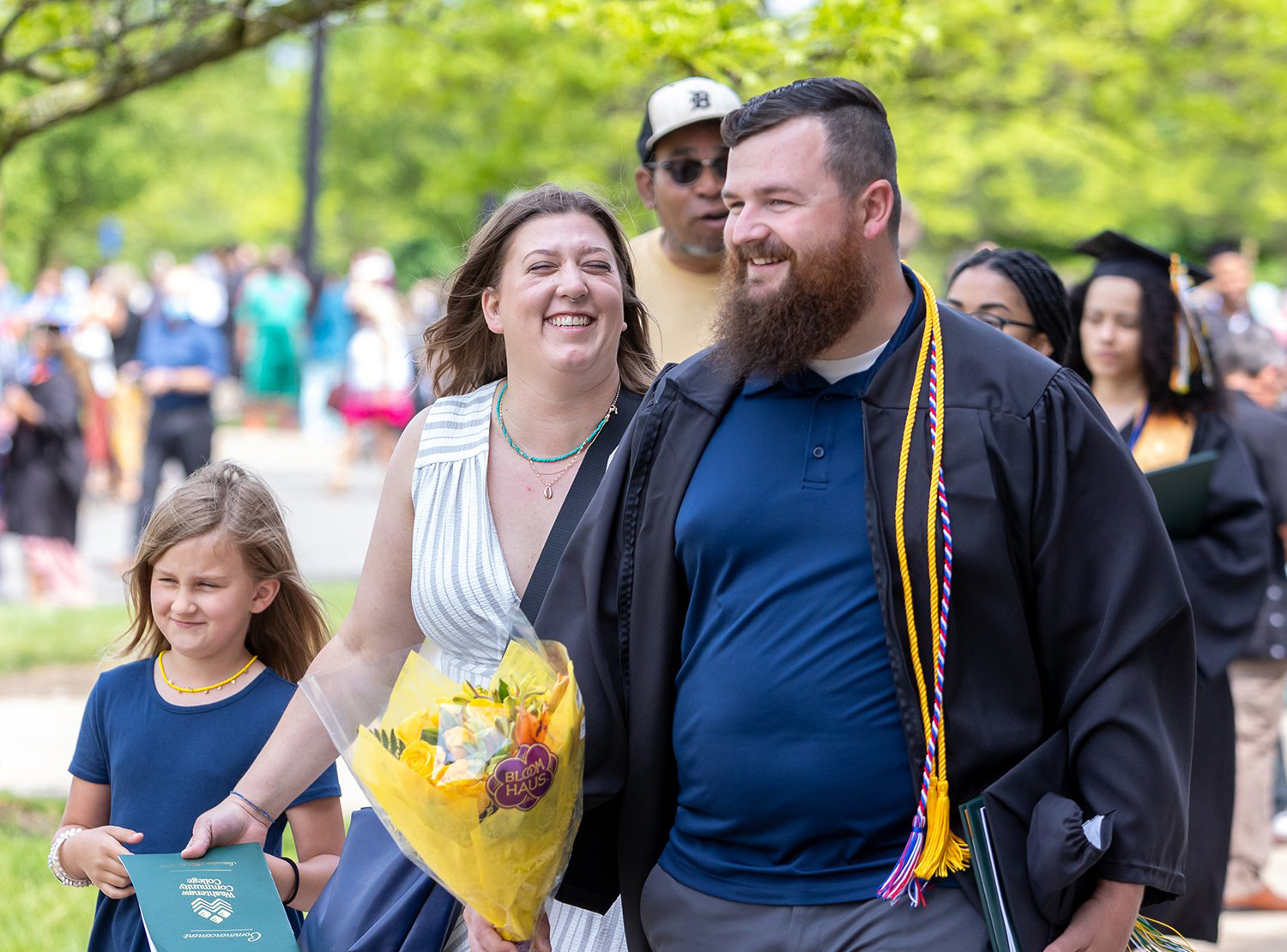 Austin Mudd with family