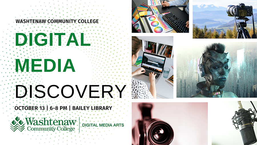 Digital Media Discovery postcard