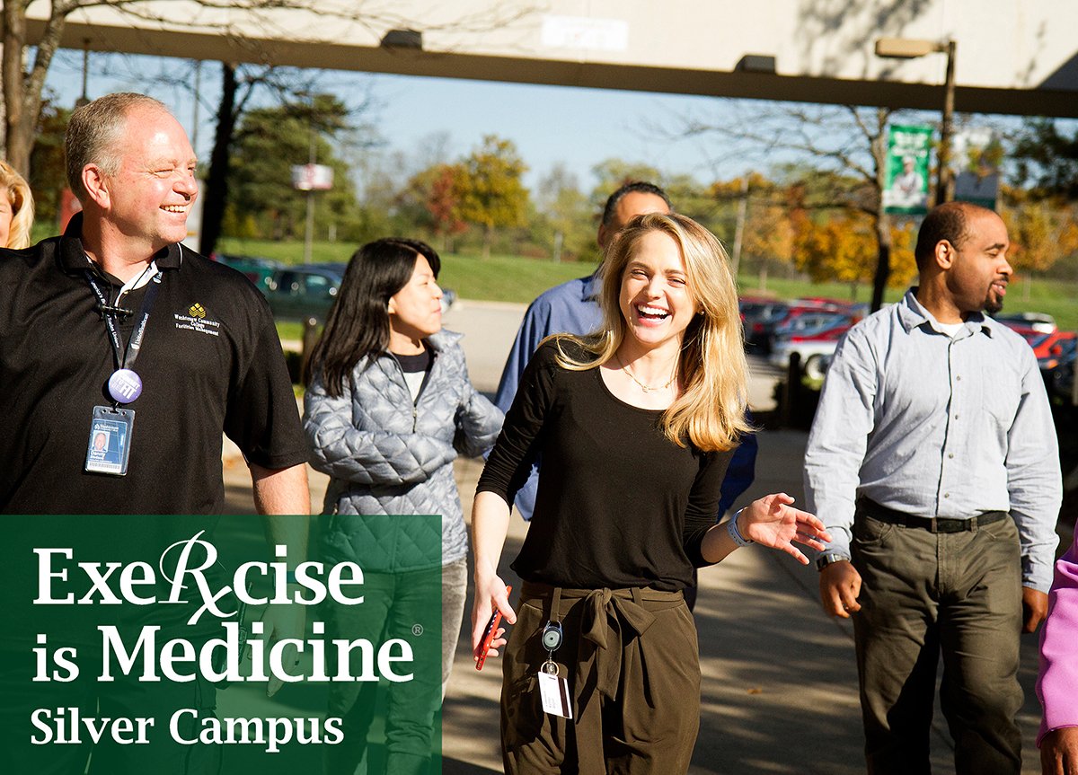 WCC employees walking