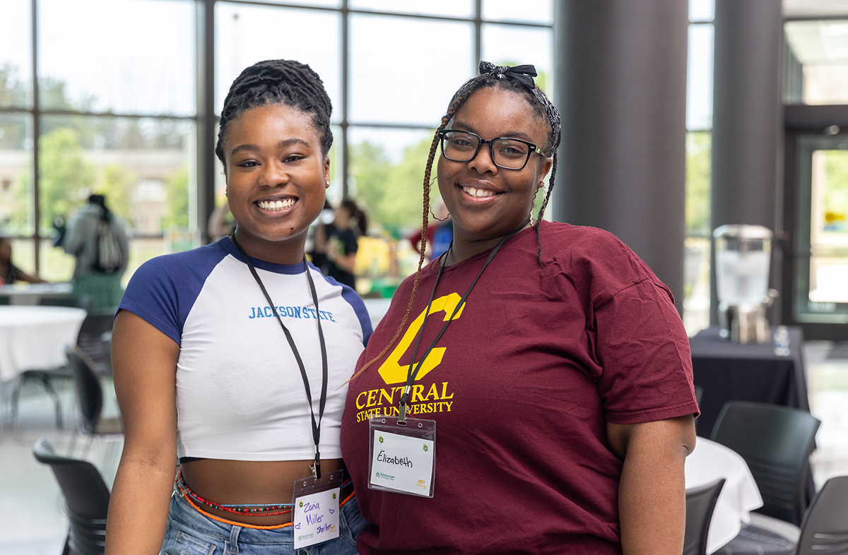 Zaria Miller and Elizabeth Perryman