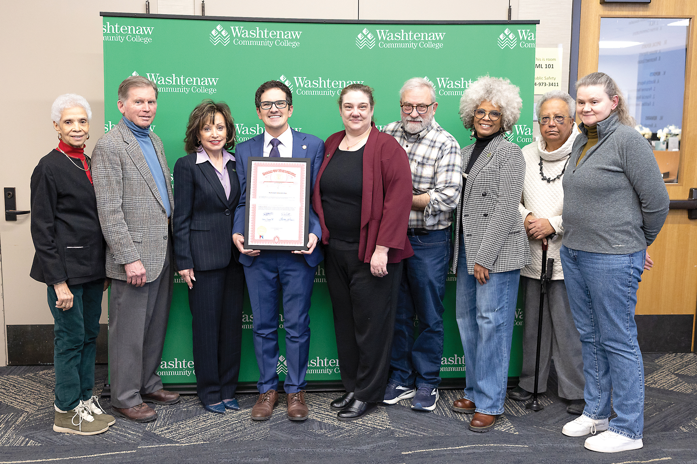 Special tribute from state of Michigan